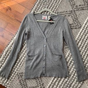 Anthropologie Karen Nicol Embroidered Cardigan